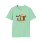 Unisex Girl and Dog T-Shirt — 'Trust the Journey' Dog & Girl Lakeside Sunset Tee