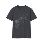 Dandelion & Butterflies T-Shirt — Whimsical Nature Graphic Tee