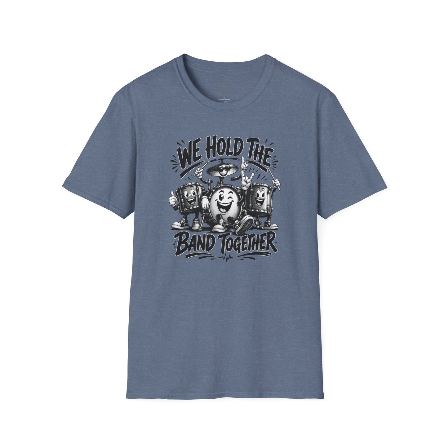 We Hold The Band Together T-Shirt — Vintage Music Cartoon Tee