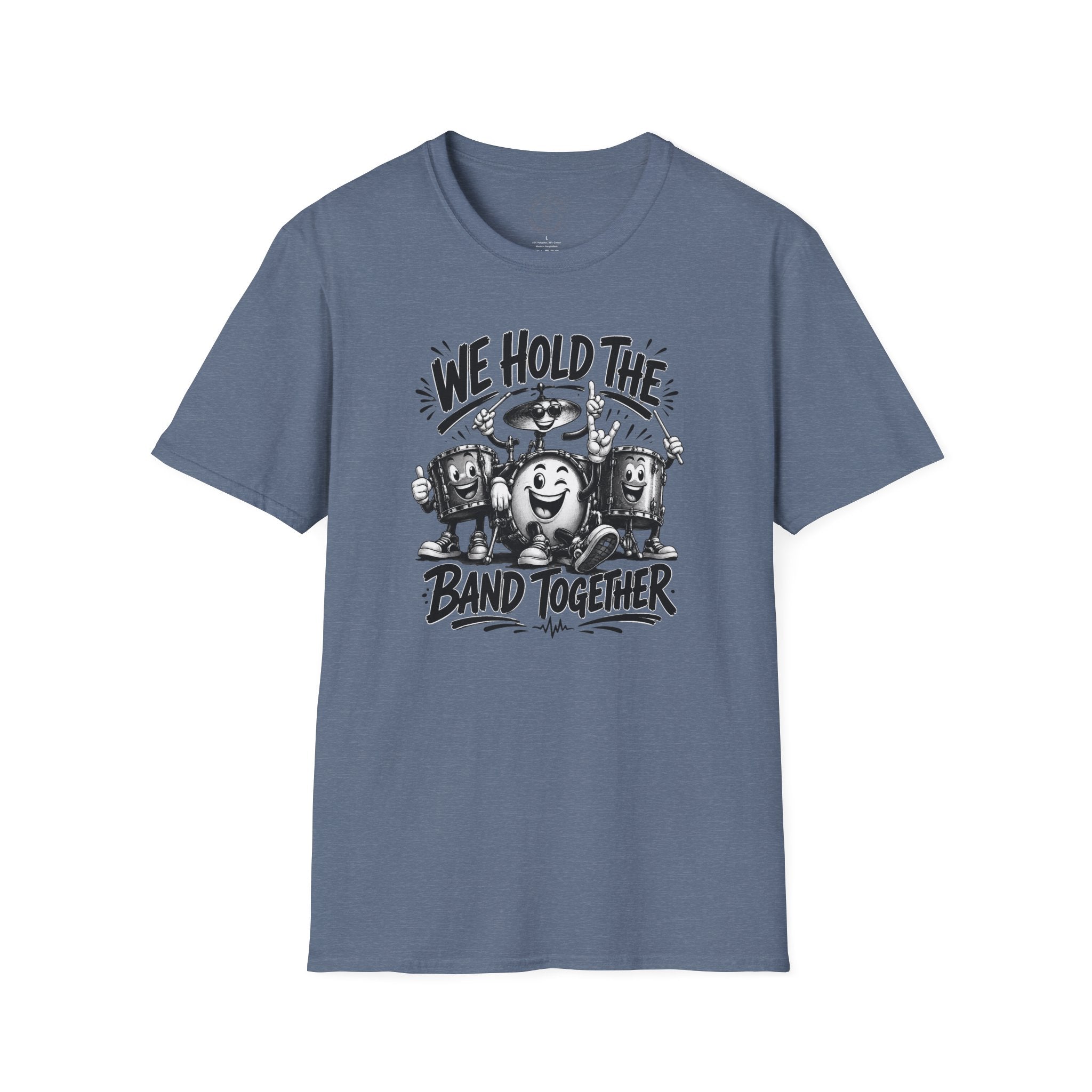 We Hold The Band Together T-Shirt — Vintage Music Cartoon Tee