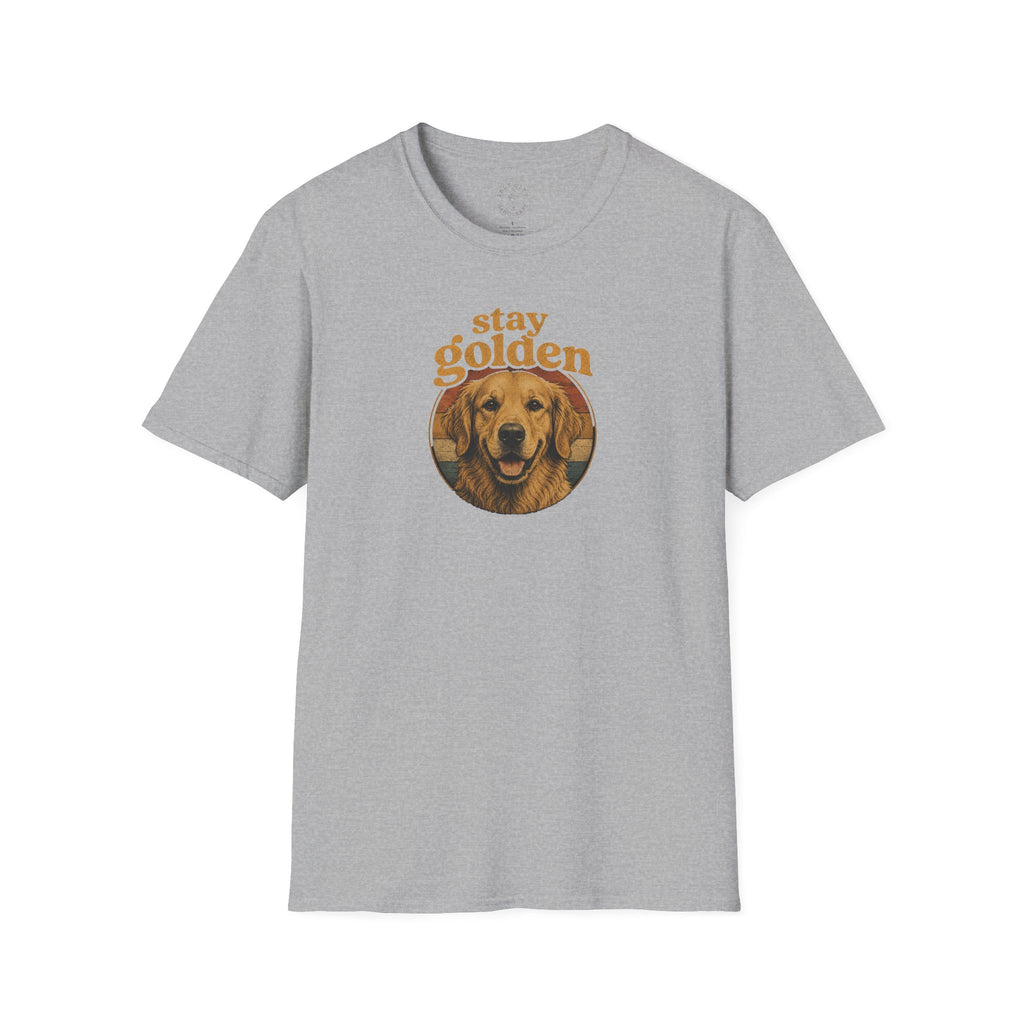 Stay Golden Golden Retriever T-Shirt — Cute Dog Lover Tee