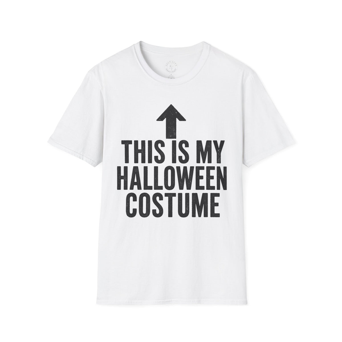 This Is My Halloween Costume T-Shirt — Funny Arrow Graphic Tee for Halloween