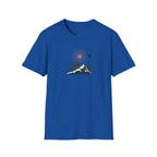 Backcountry Skier T-Shirt | Nature Minimalist Outdoor | Sunset Skier