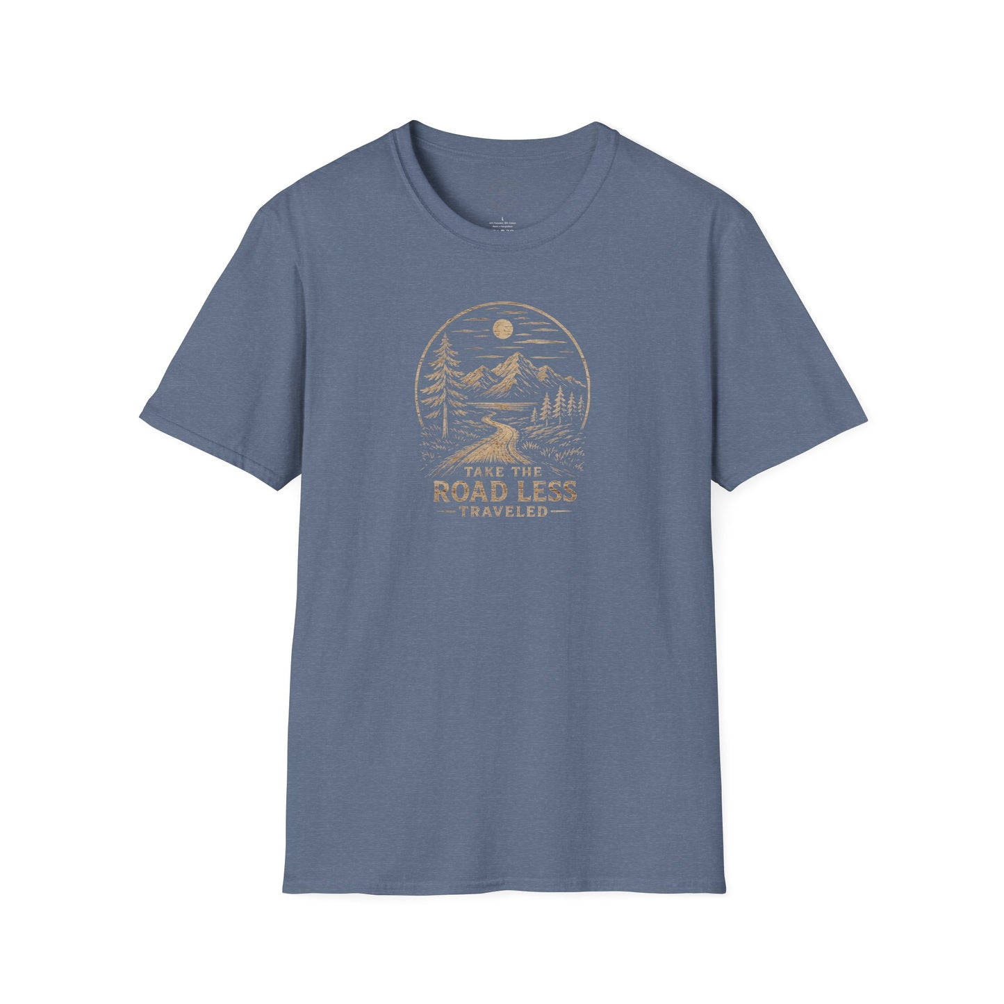 Road Less Traveled Mountain T‑Shirt — 'Take the Road Less' Adventure Tee