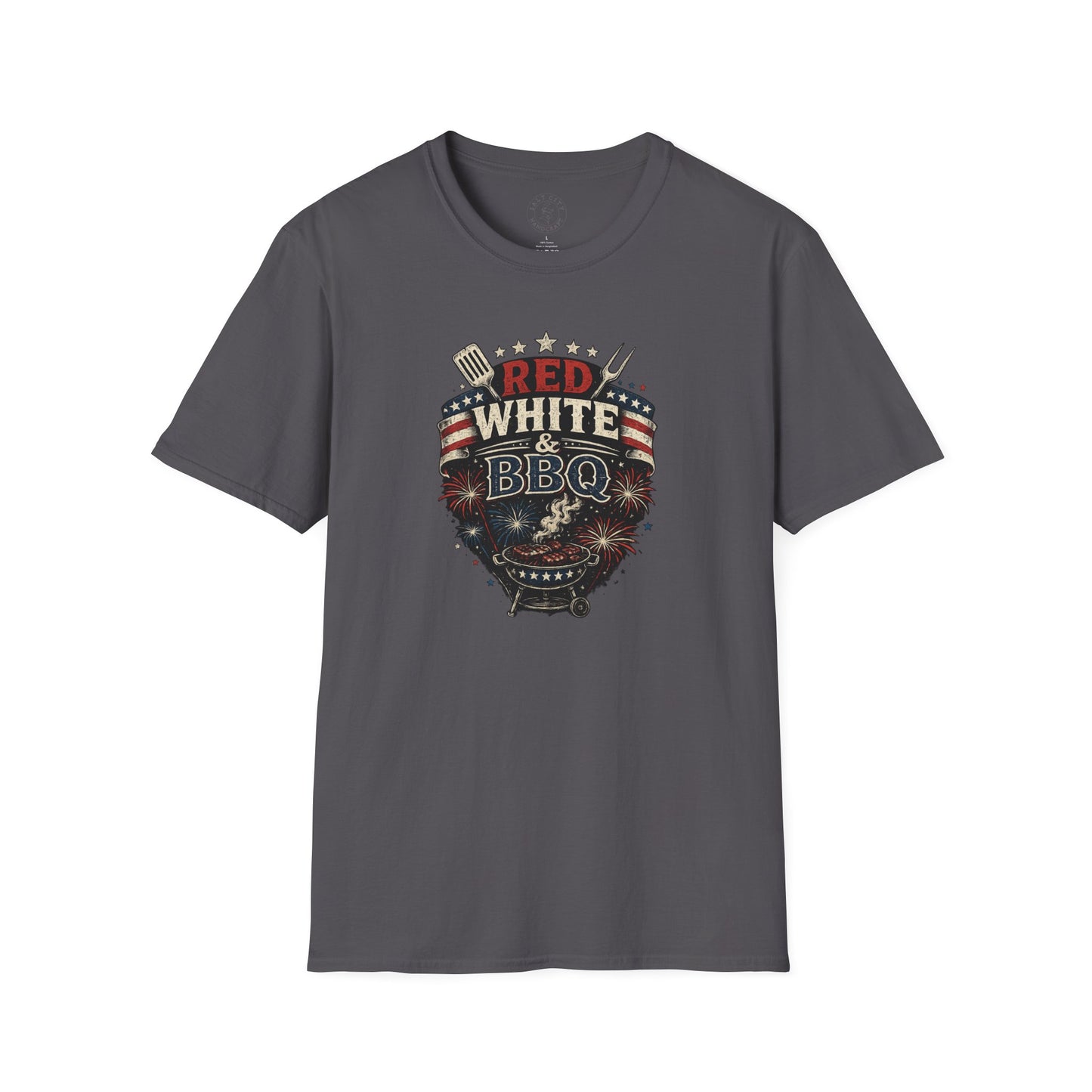 Red, White & BBQ T-Shirt — Patriotic 4th of July Grill Tee