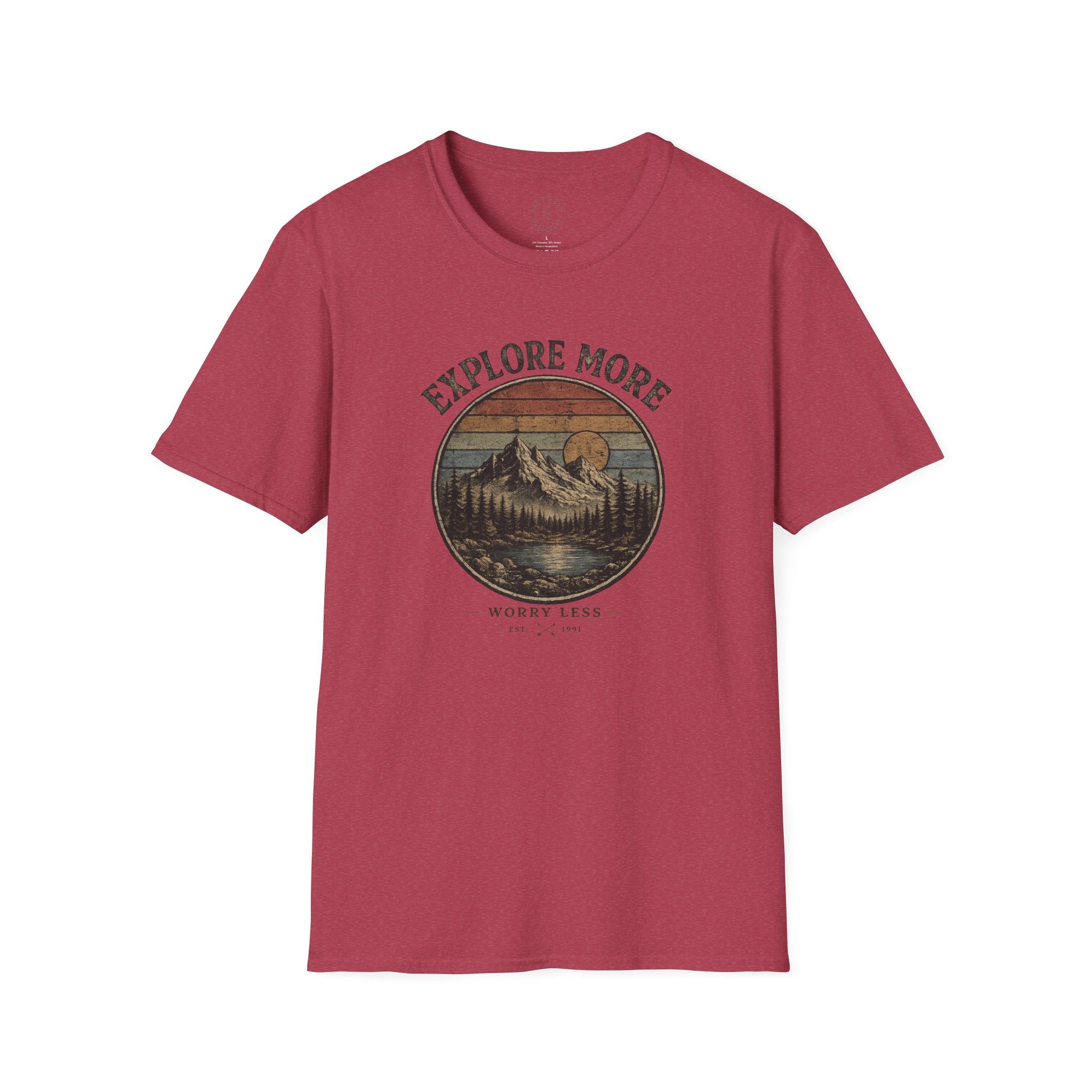 Explore More Mountain Lake T-Shirt — Adventure Outdoors Graphic Tee