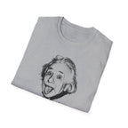 Stay Caffeinated T-Shirt — Funny Coffee Tee with Einstein Sketch