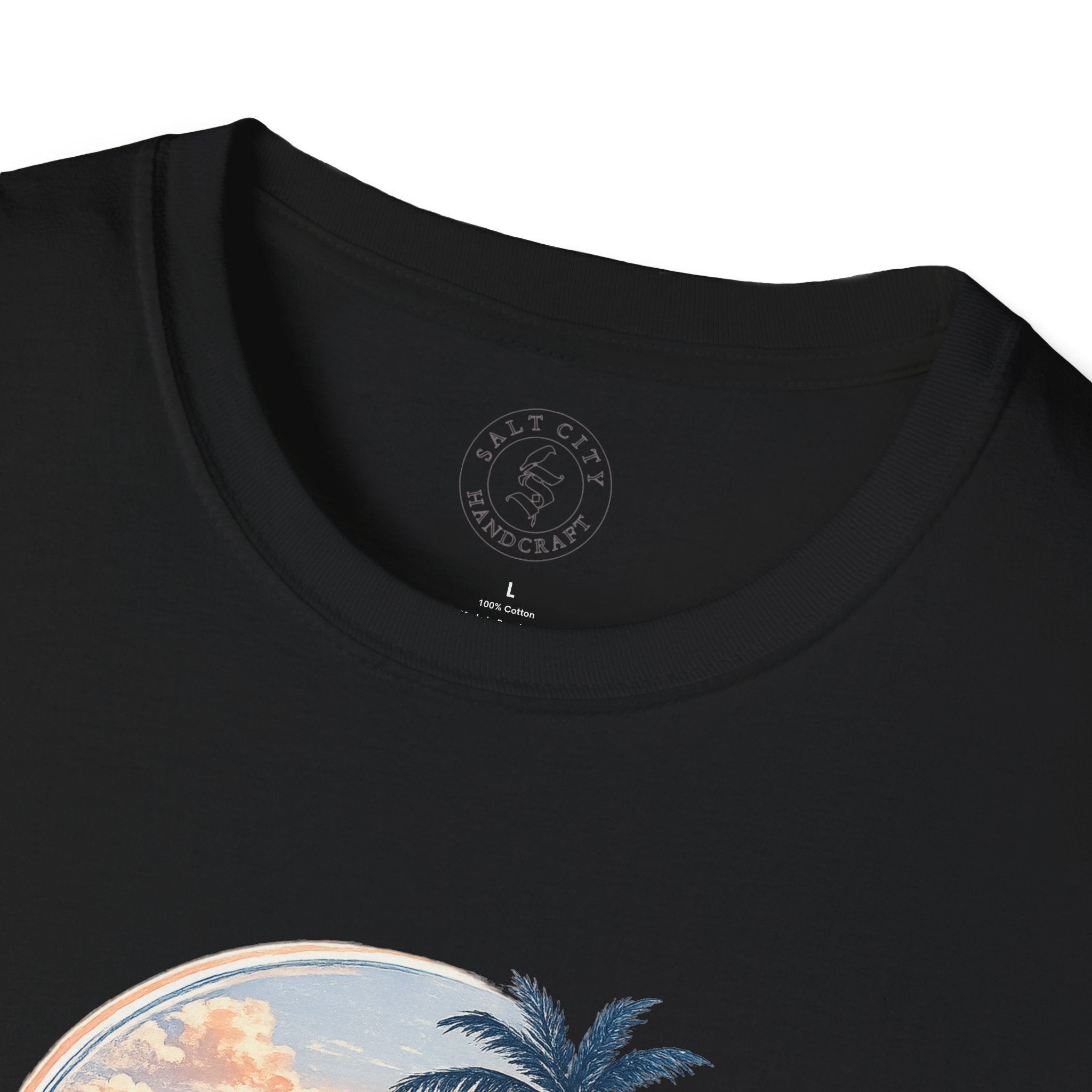 Calm Paradise Sunset T-Shirt — Tropical Beach Graphic Tee