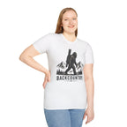 Backcountry Sasquatch T-Shirt — Mountain Skiing Bigfoot Outdoor Tee