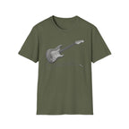 Guitar 'Music' Graphic T-Shirt — Vintage Electric Guitar Tee