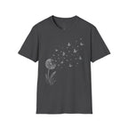 Dandelion & Butterflies T-Shirt — Whimsical Nature Graphic Tee