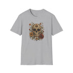 Floral Skull T-Shirt - Day of the Dead Skull Tee