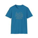 Nature Outline Tee — ‘Head for the Hills’ Mountain Graphic T-Shirt