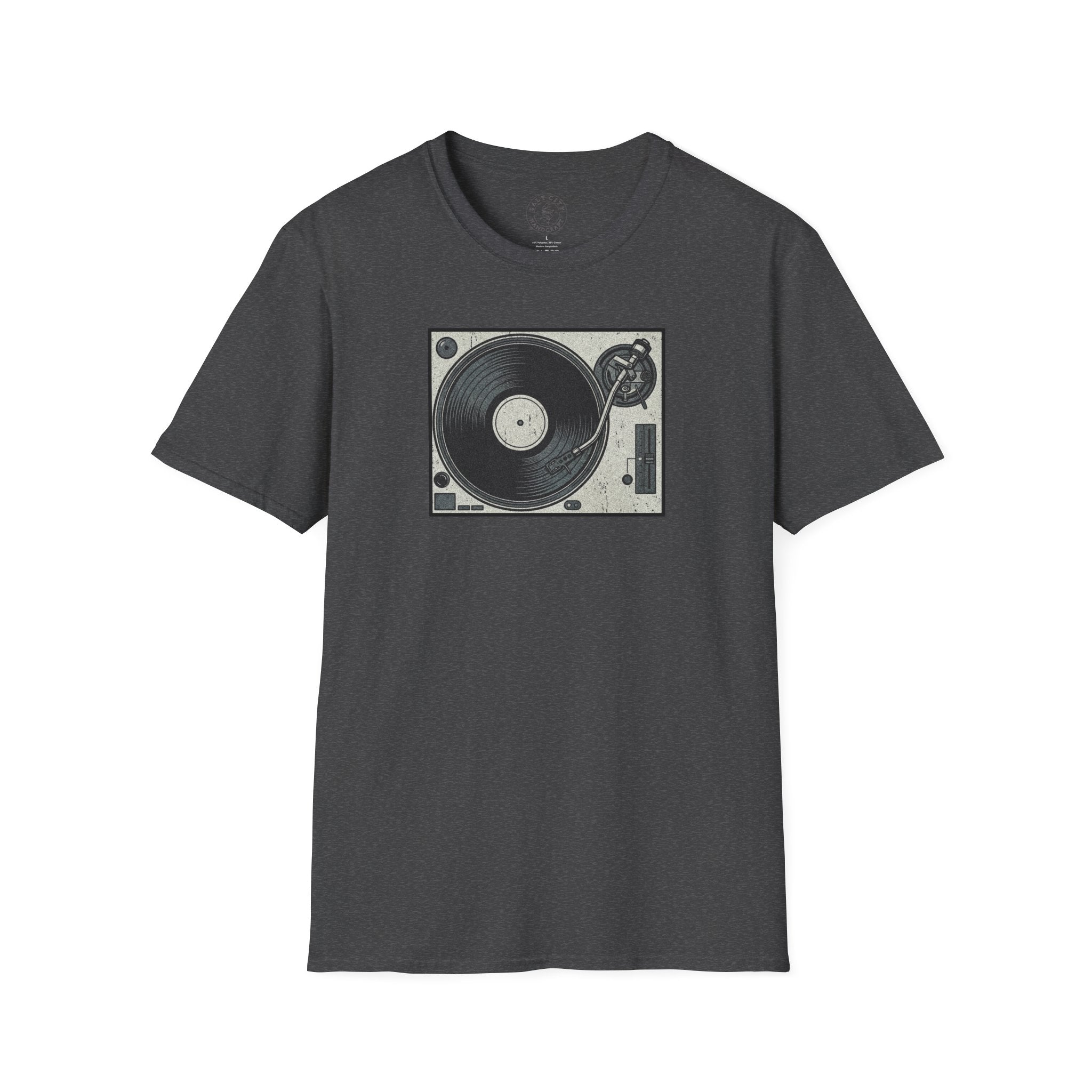 Vintage Turntable Record Player T-Shirt | Retro Vinyl Graphic Tee