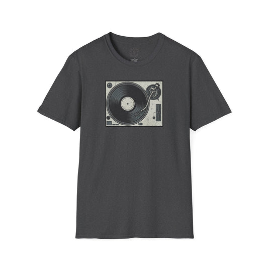 Vintage Turntable Record Player T-Shirt | Retro Vinyl Graphic Tee