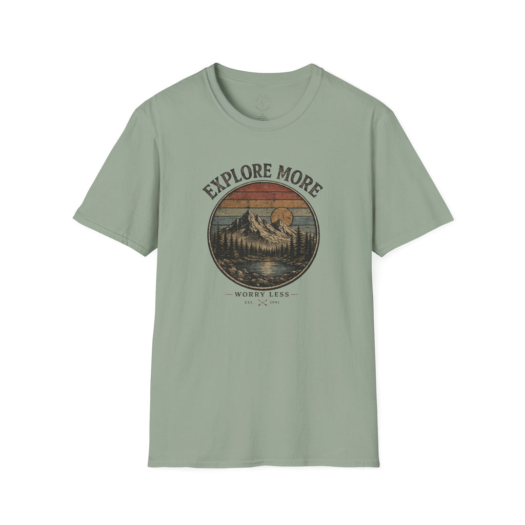 Explore More Mountain Lake T-Shirt — Adventure Outdoors Graphic Tee