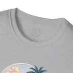 Calm Paradise Sunset T-Shirt — Tropical Beach Graphic Tee