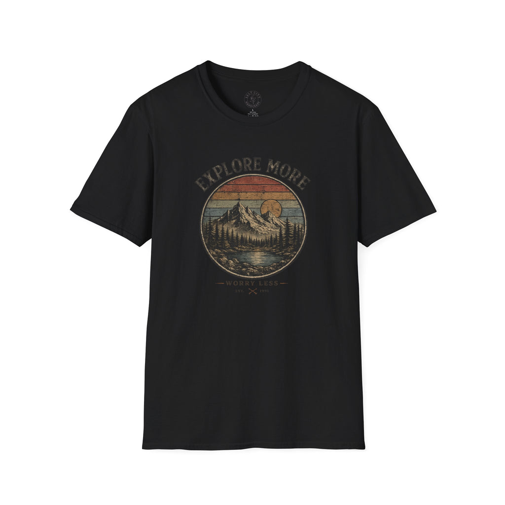 Explore More Mountain Lake T-Shirt — Adventure Outdoors Graphic Tee