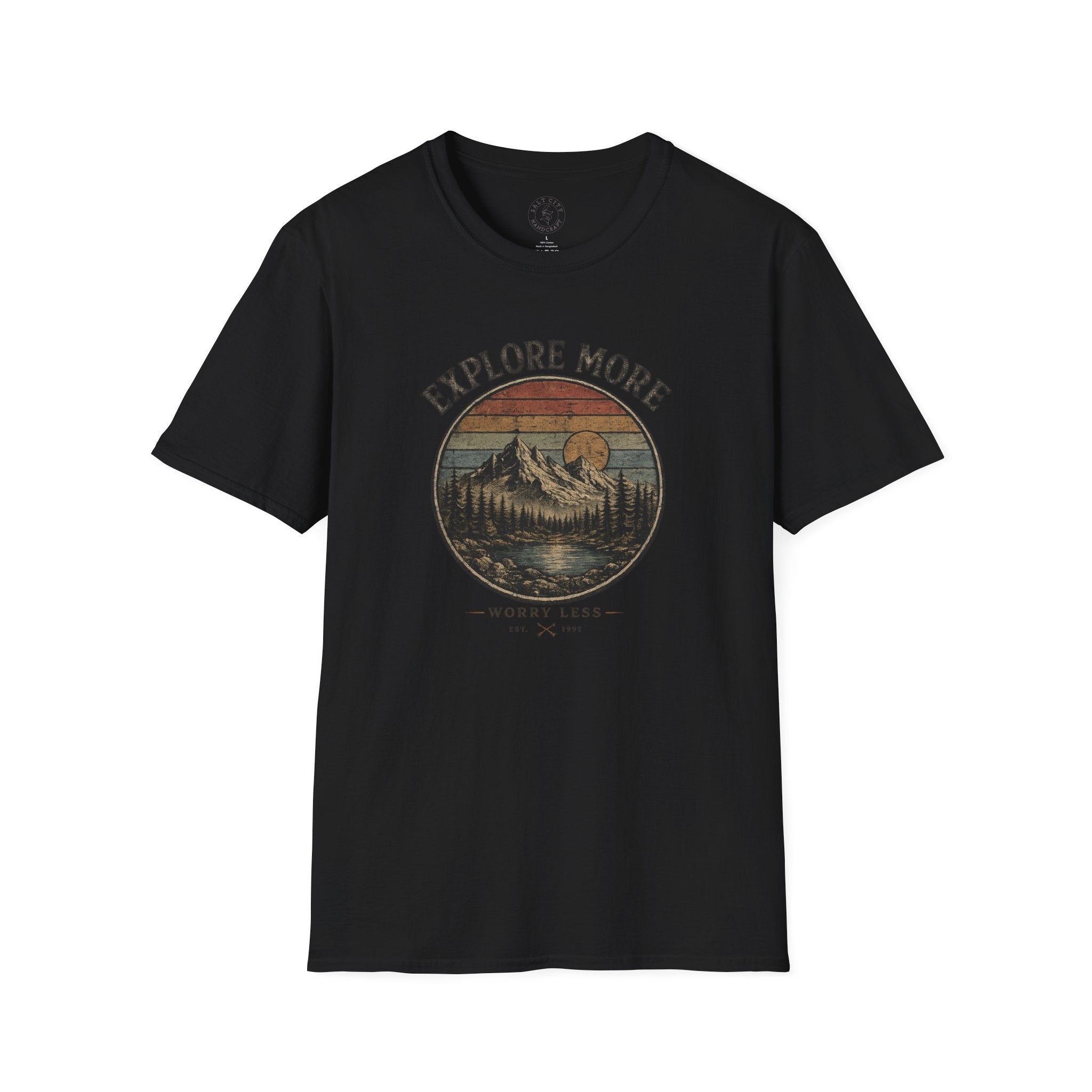 Explore More Mountain Lake T-Shirt — Adventure Outdoors Graphic Tee