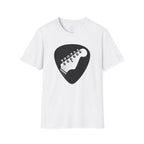 Guitar Pick with Electric Guitar Headstock T-Shirt | Guitar Tee
