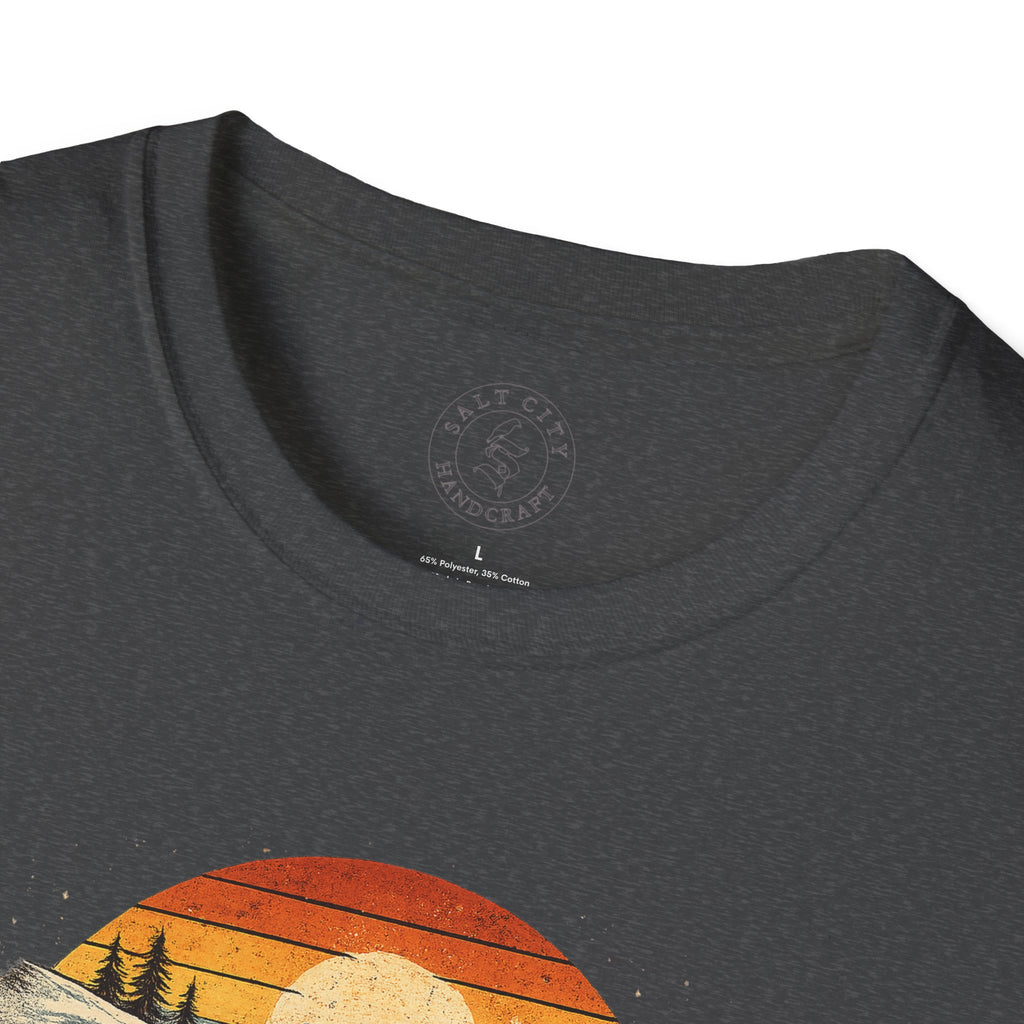 Yard Sale T-Shirt | Retro Mountain Ski Scene Graphic Tee | Ski Tee