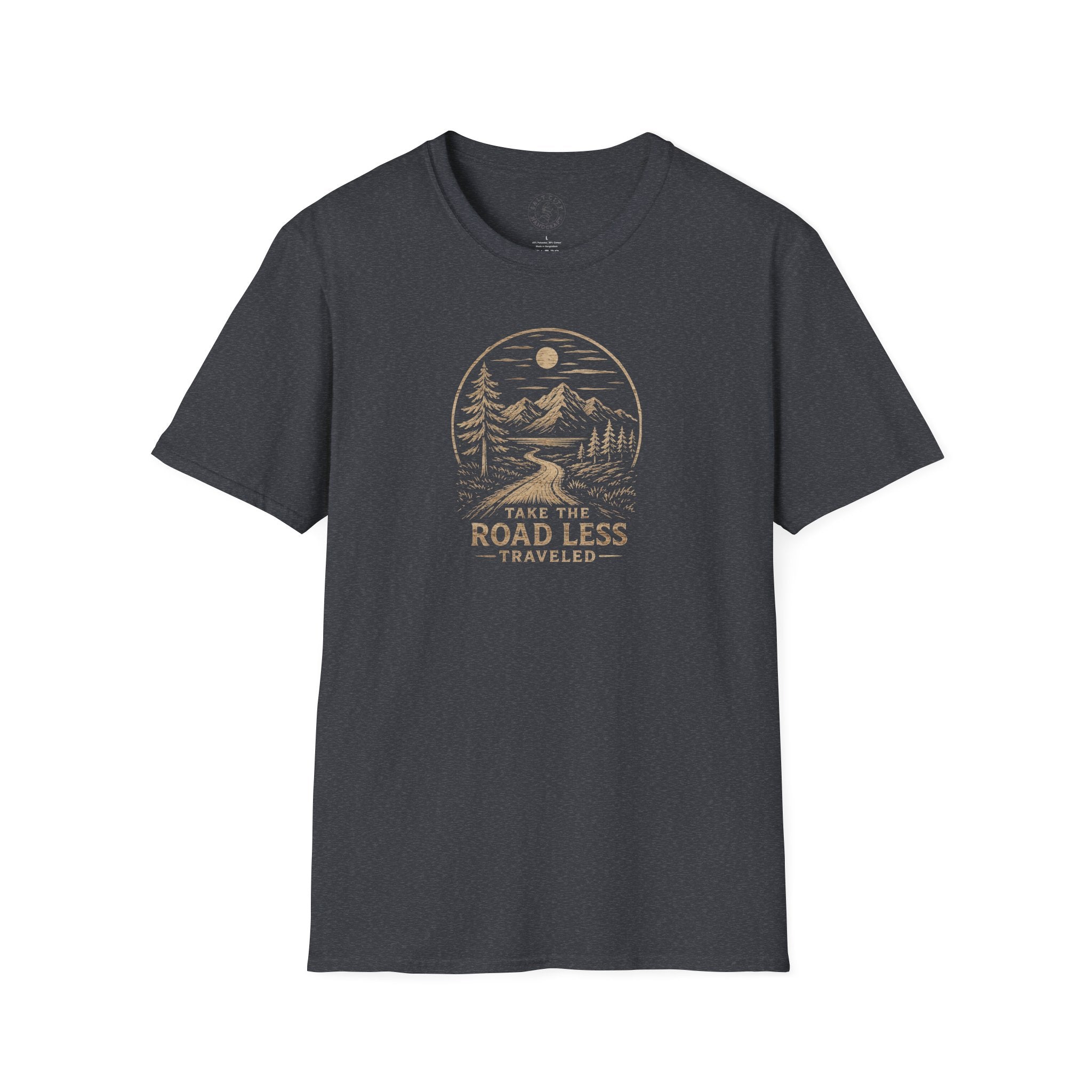 Road Less Traveled Mountain T‑Shirt — 'Take the Road Less' Adventure Tee