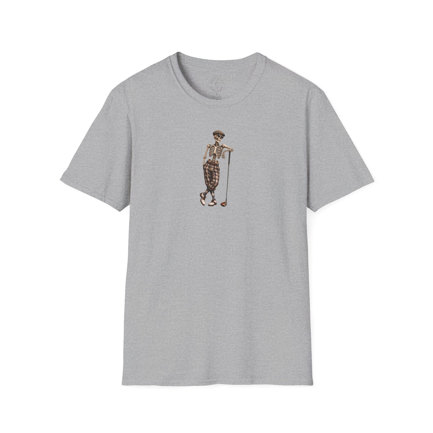 Vintage Golf Skeleton T-Shirt — Retro Golfer Graphic Tee
