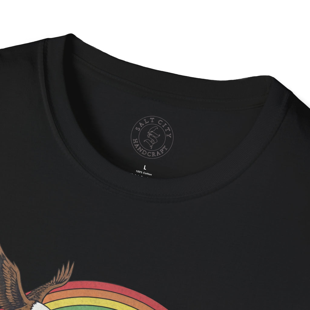 This Is Prolly My Awesomest T-Shirt — Funny Retro Rainbow Animal Graphic Tee