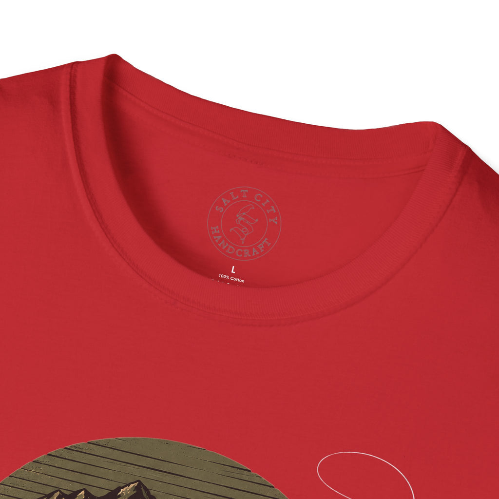 Fishing T-Shirt — 'Hooked' Rainbow Trout Graphic Tee
