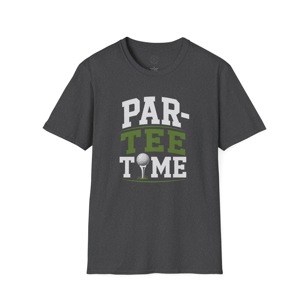 Par-Tee Time Golf T-Shirt — Funny Golf Shirt with Tee & Ball Design