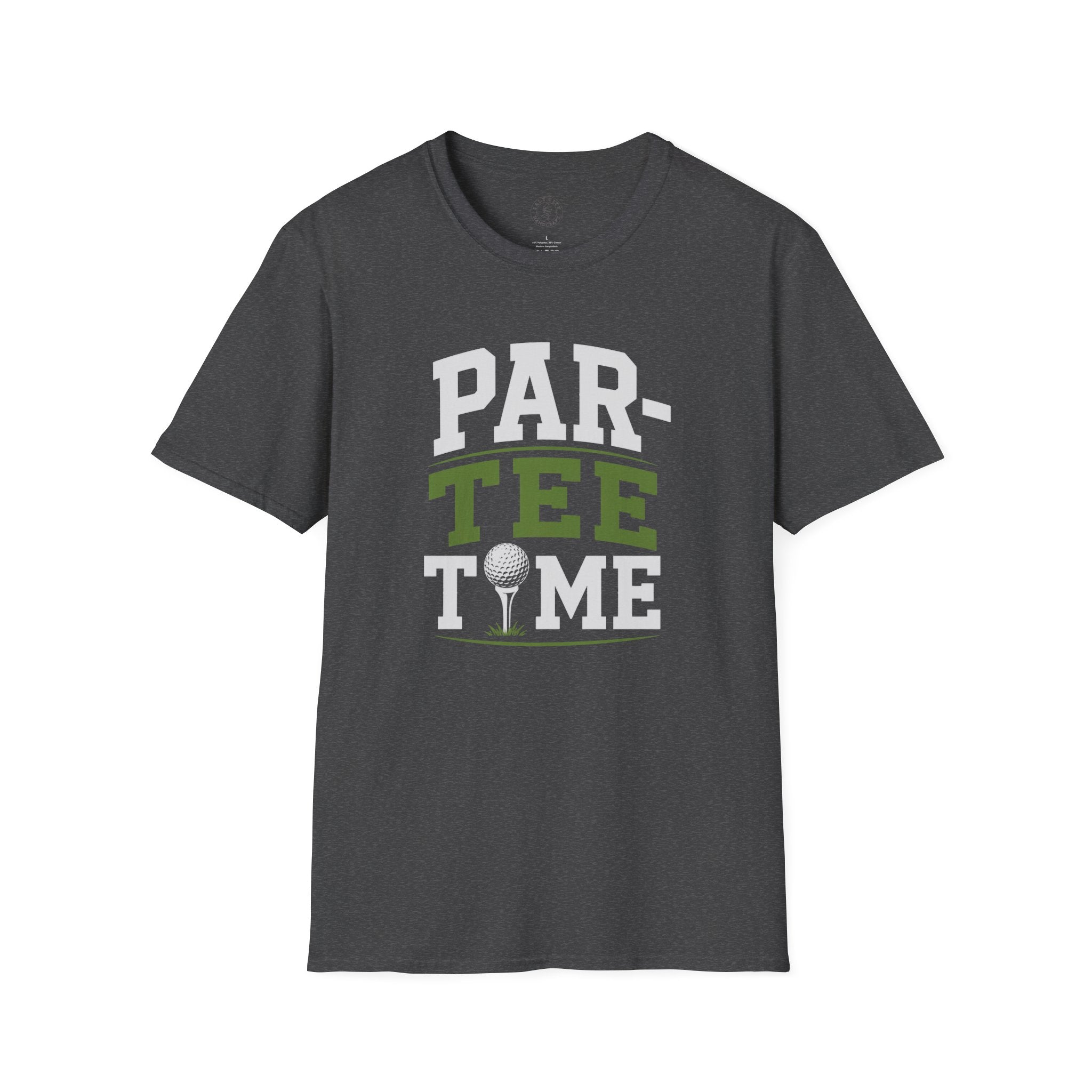 Par-Tee Time Golf T-Shirt — Funny Golf Shirt with Tee & Ball Design