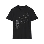 Dandelion & Butterflies T-Shirt — Whimsical Nature Graphic Tee