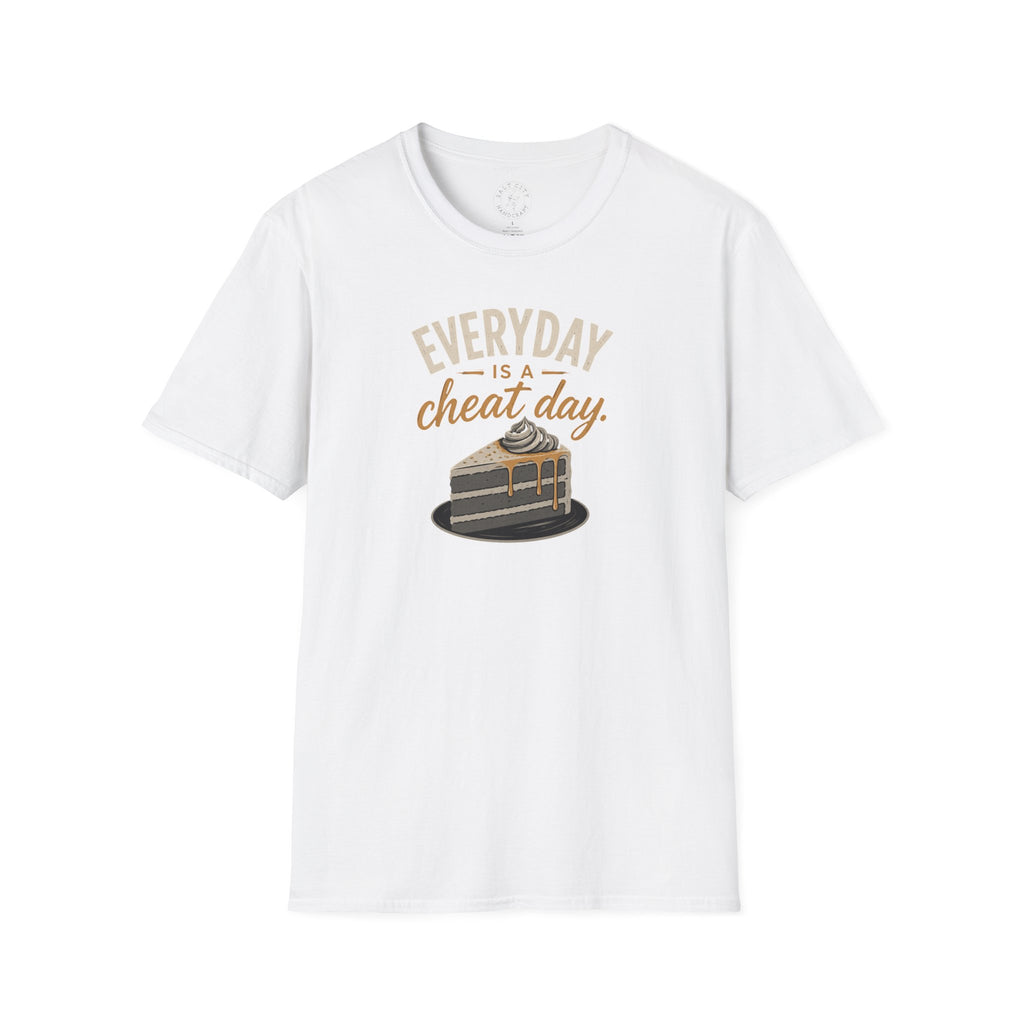Everyday Is a Cheat Day T-Shirt — Funny Cake Dessert Lover Tee