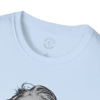 Stay Caffeinated T-Shirt — Funny Coffee Tee with Einstein Sketch