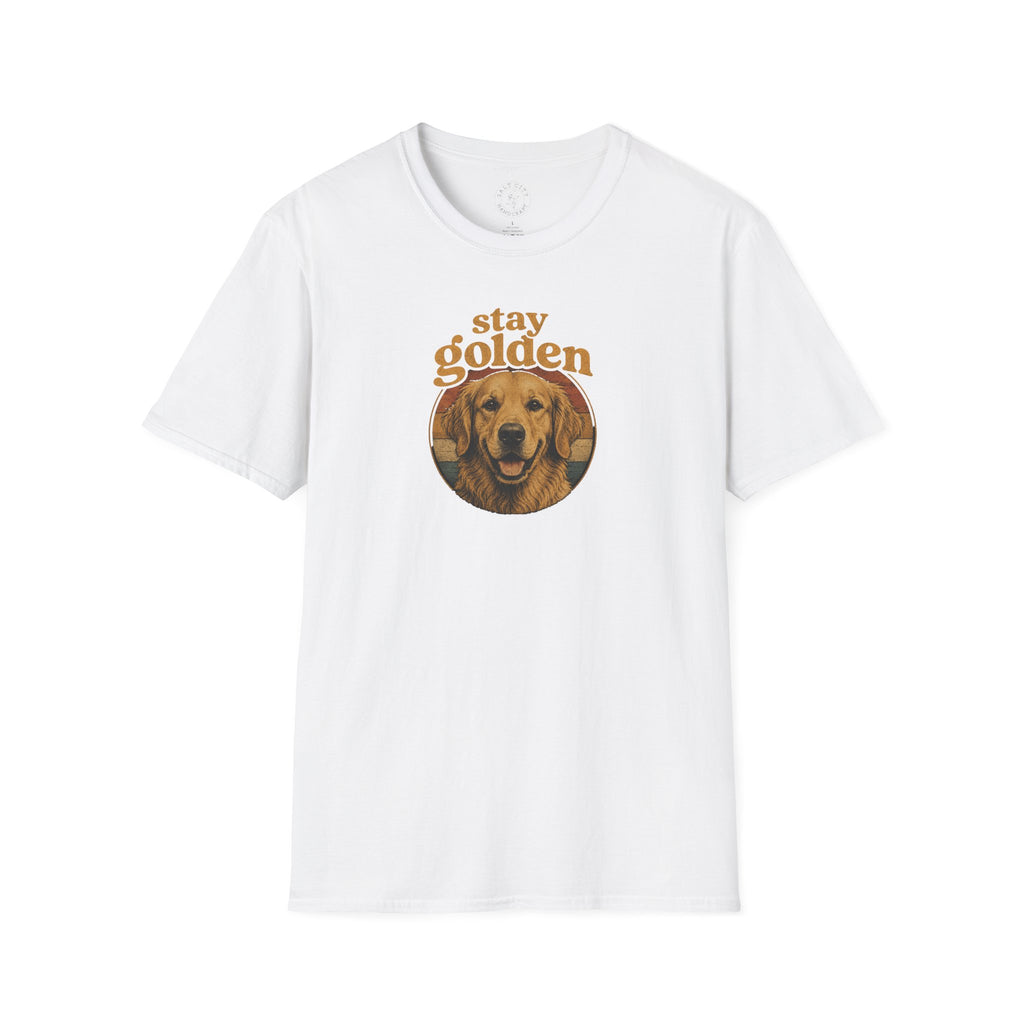Stay Golden Golden Retriever T-Shirt — Cute Dog Lover Tee