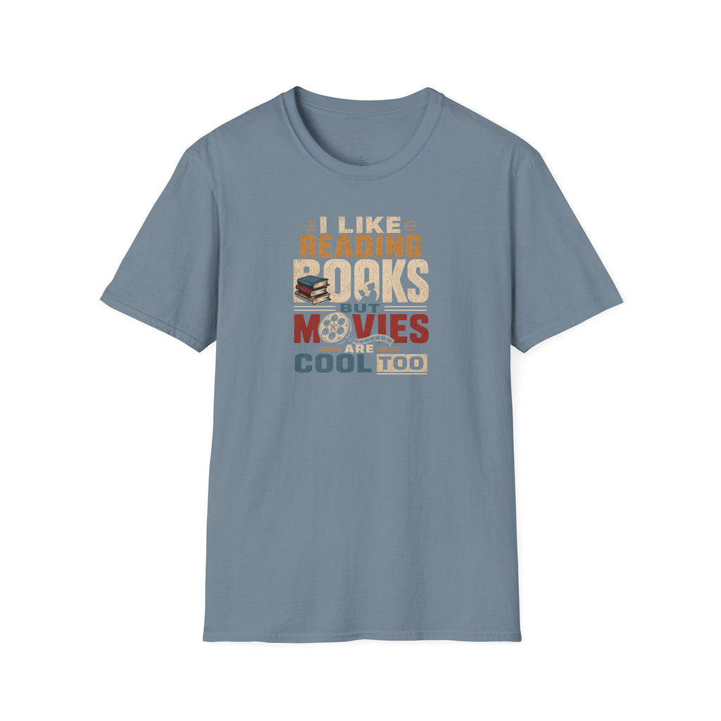 Books Unisex Softstyle T-Shirt | Funny Books And Movies Tee