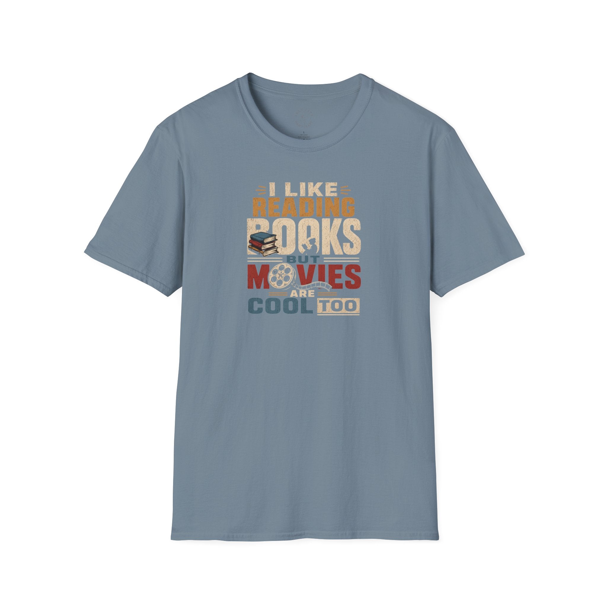 Books Unisex Softstyle T-Shirt | Funny Books And Movies Tee