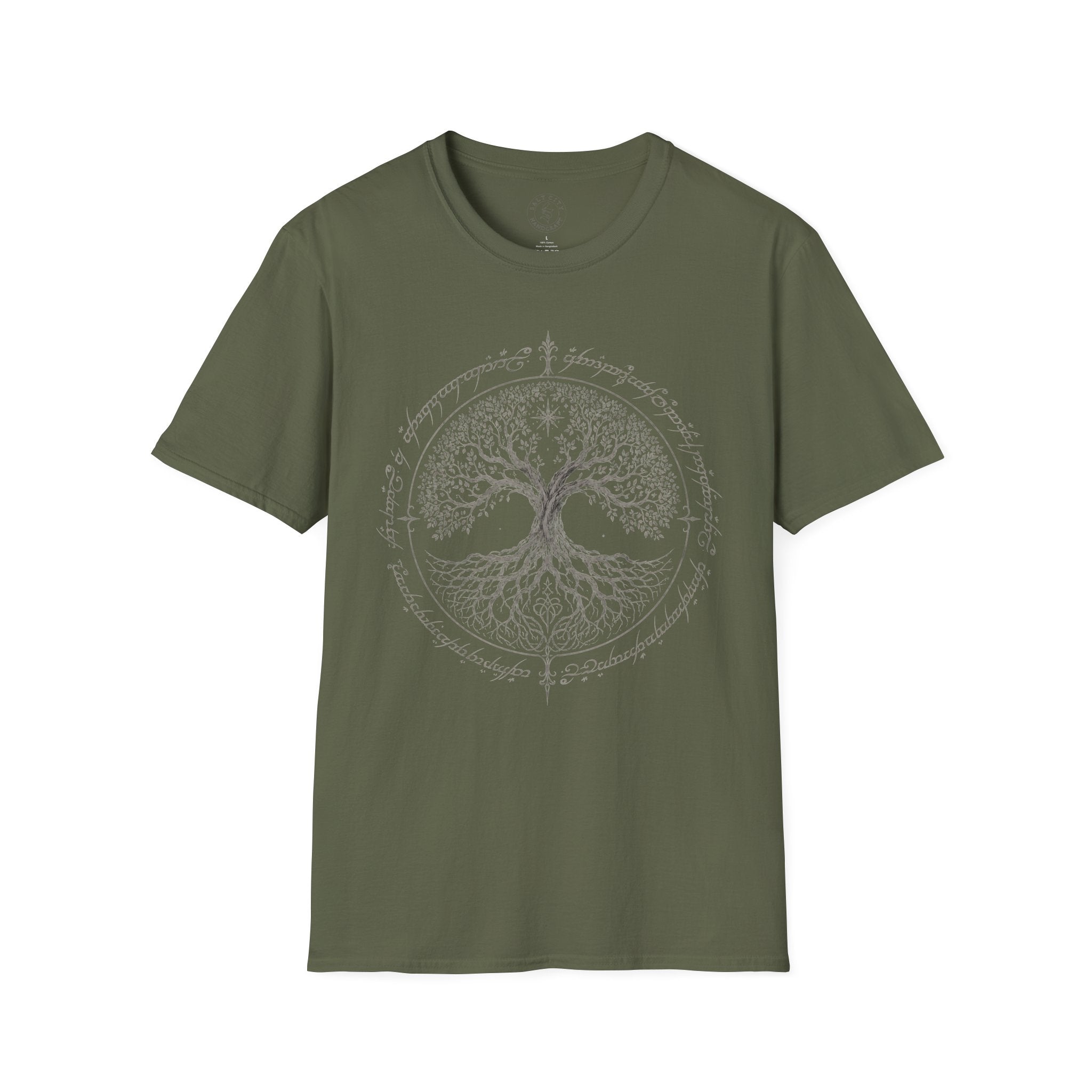 Tree of Life T-Shirt — Minimalist Mandala Design
