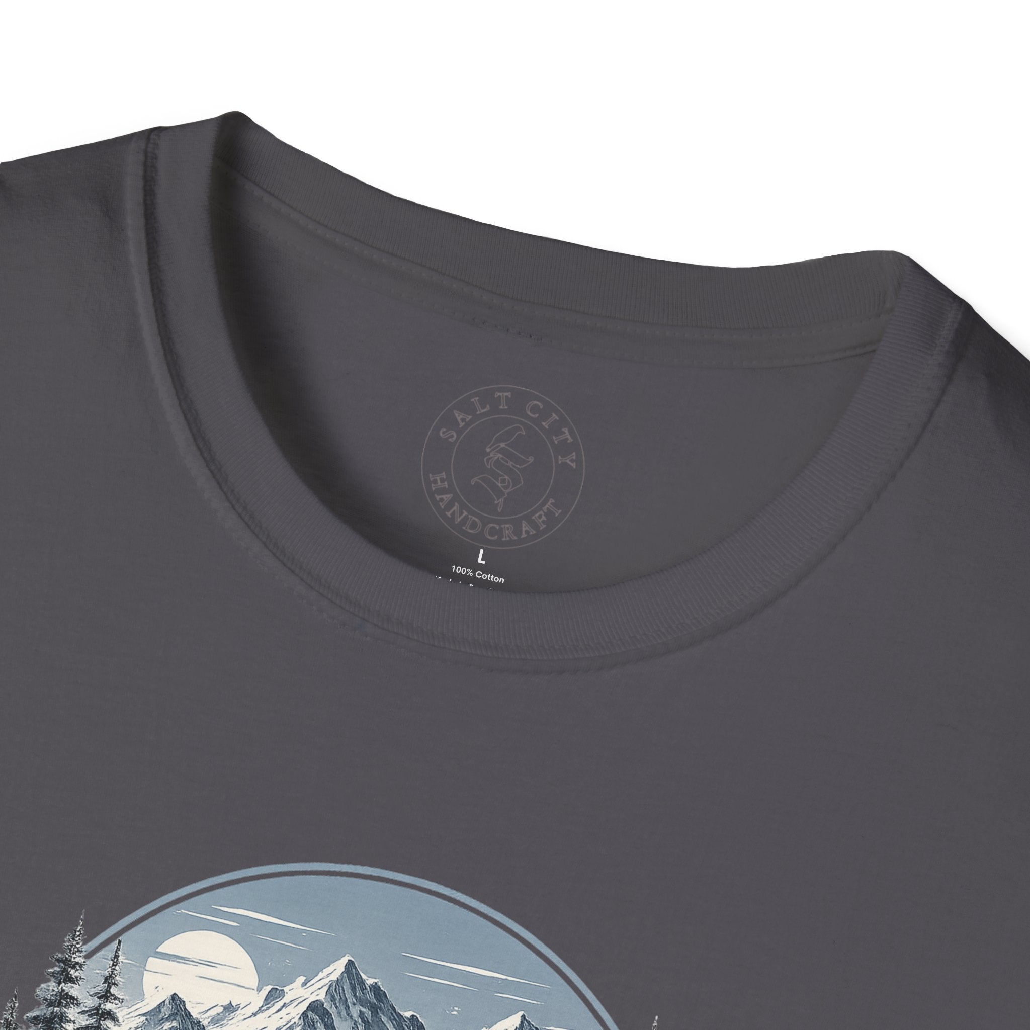 Women's Powder Before Work Ski T-Shirt |  Snowboarding Skiing Mountain Graphic Tee | Unisex Tee