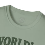T-Shirt | "World's Okayest Golfer" Retro Golf Humor Tee | Golf Tee
