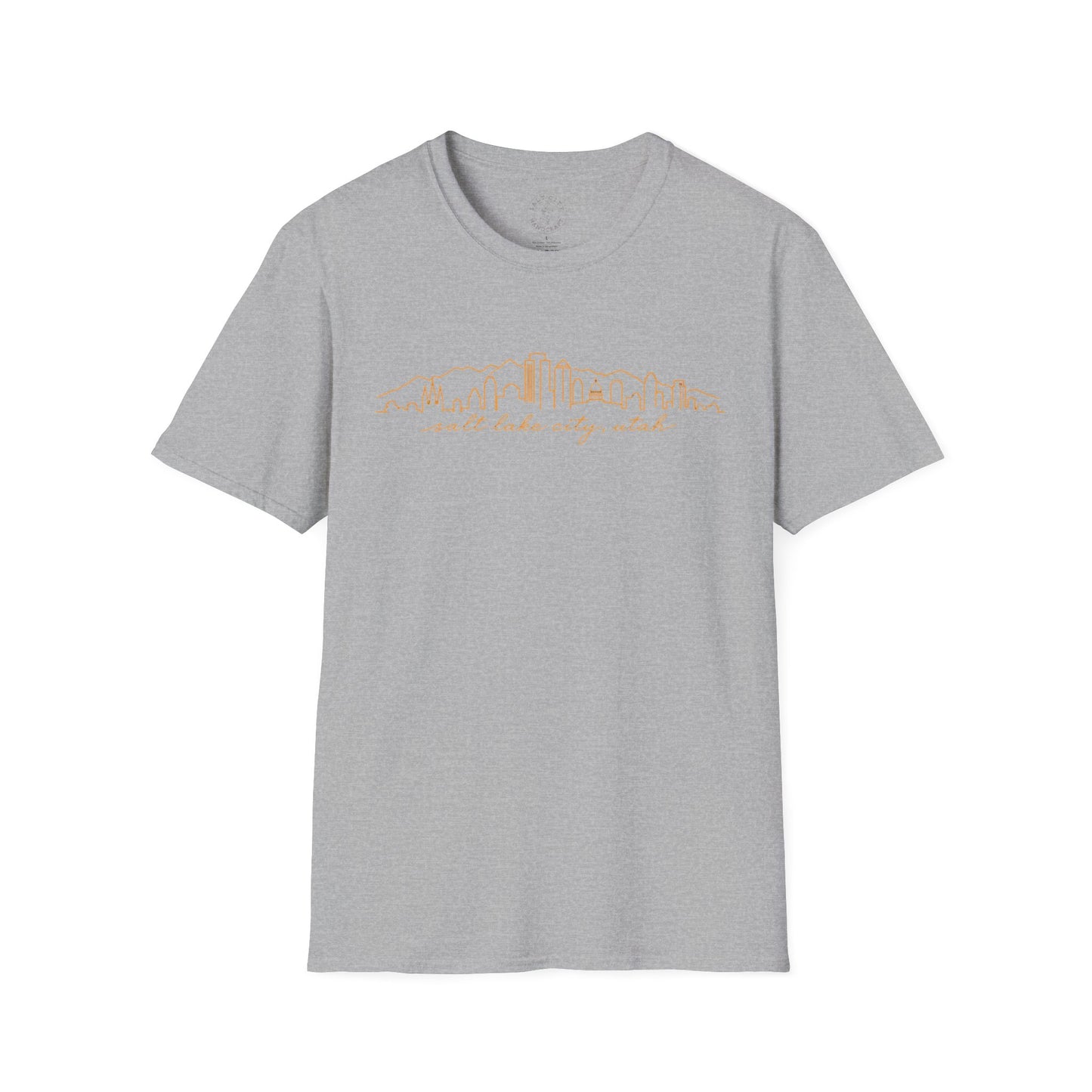 Salt Lake City Skyline T-Shirt — Minimalist Mountain City Tee