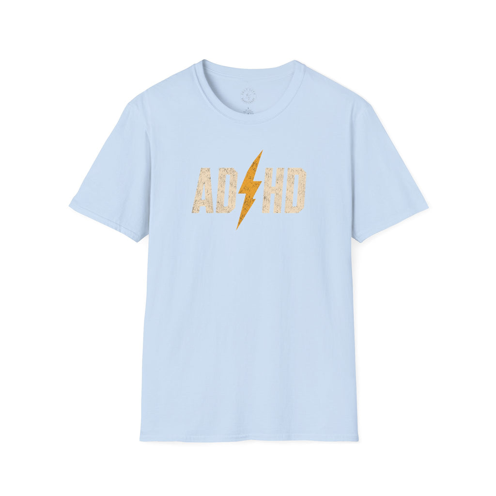 ADHD Lightning Bolt T-Shirt — Retro Tee