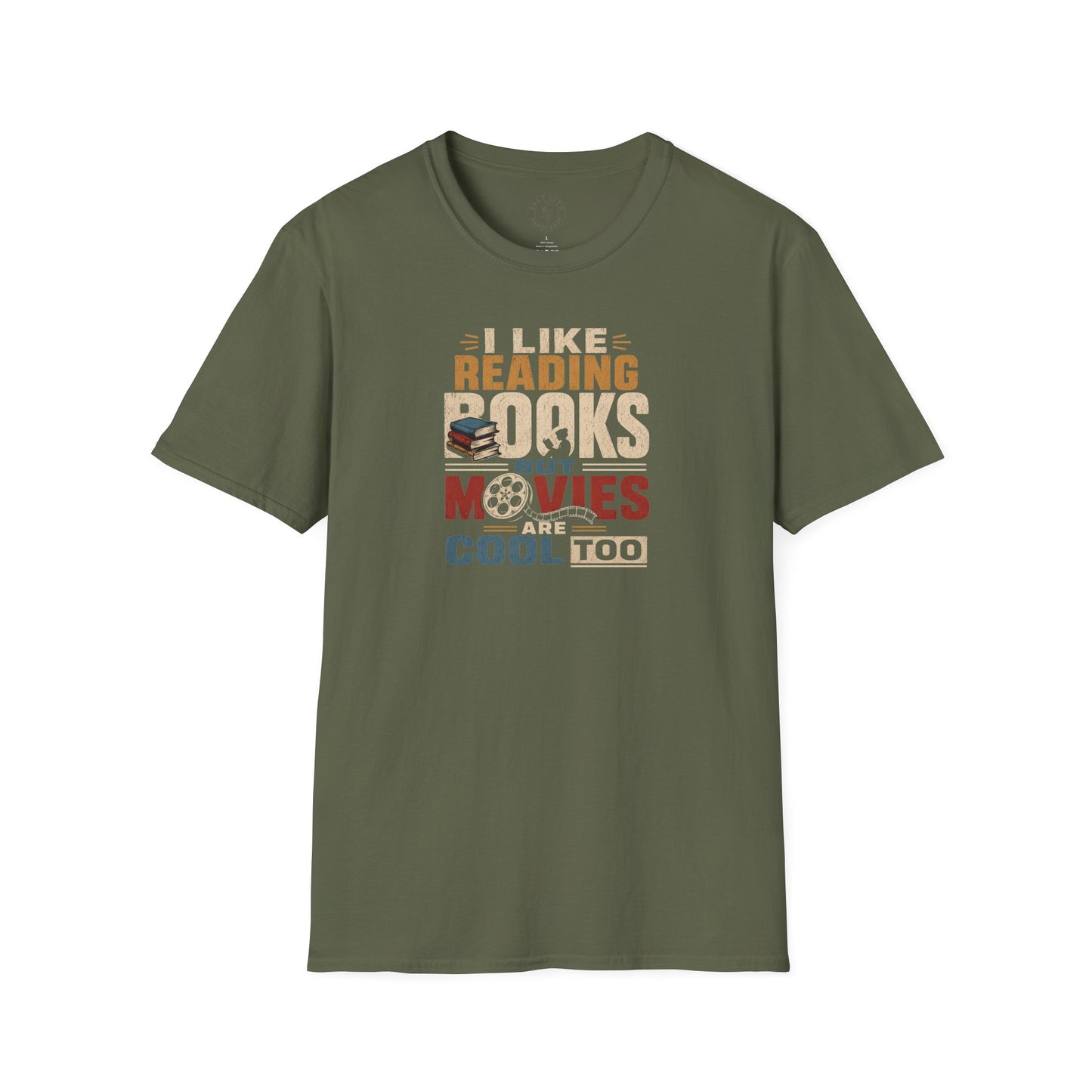 Books Unisex Softstyle T-Shirt | Funny Books And Movies Tee
