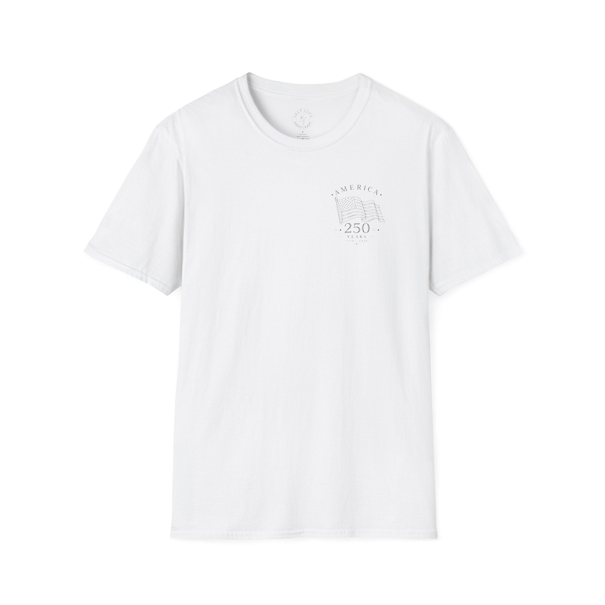 America 250 Years Commemorative T-Shirt | Minimal Patriotic Tee