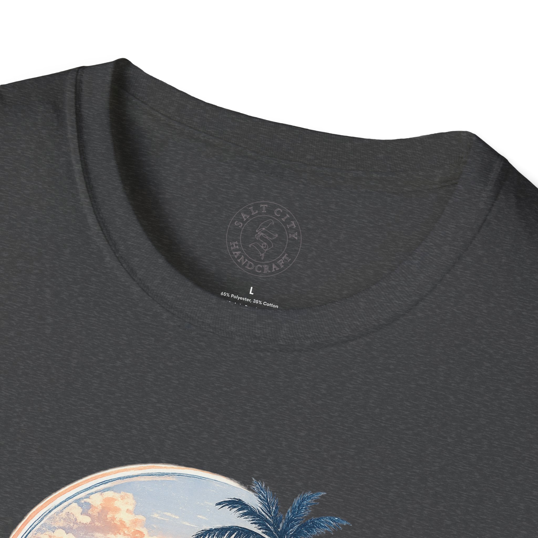 Calm Paradise Sunset T-Shirt — Tropical Beach Graphic Tee