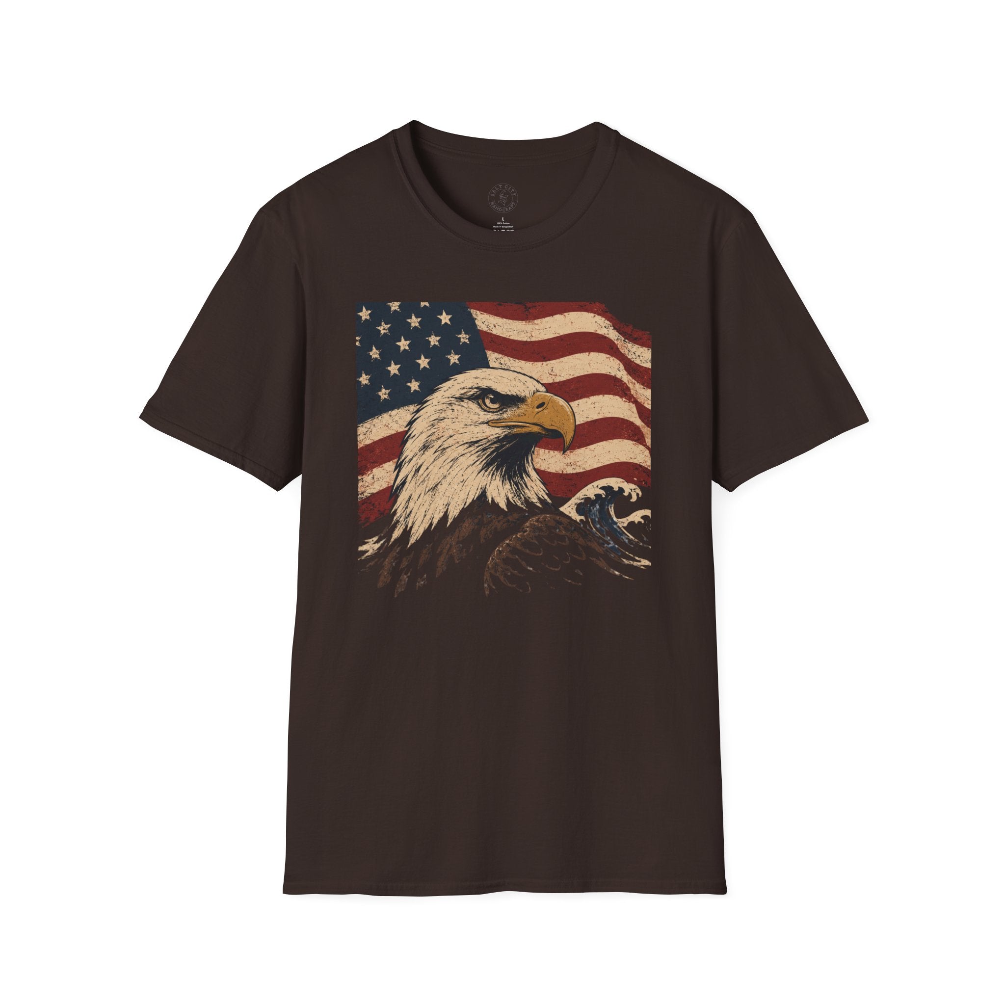 Patriotic Eagle T‑Shirt | American Flag Bald Eagle Graphic Tee