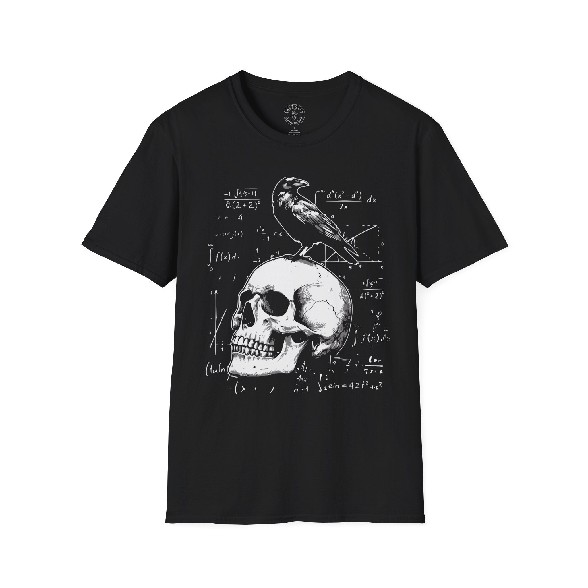 Raven Skull Graphic Tee | Skull T-Shirt | Raven Tee