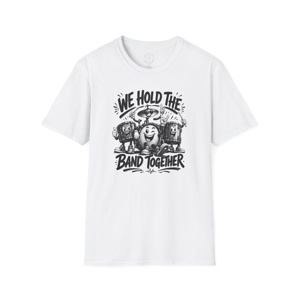 We Hold The Band Together T-Shirt — Vintage Music Cartoon Tee
