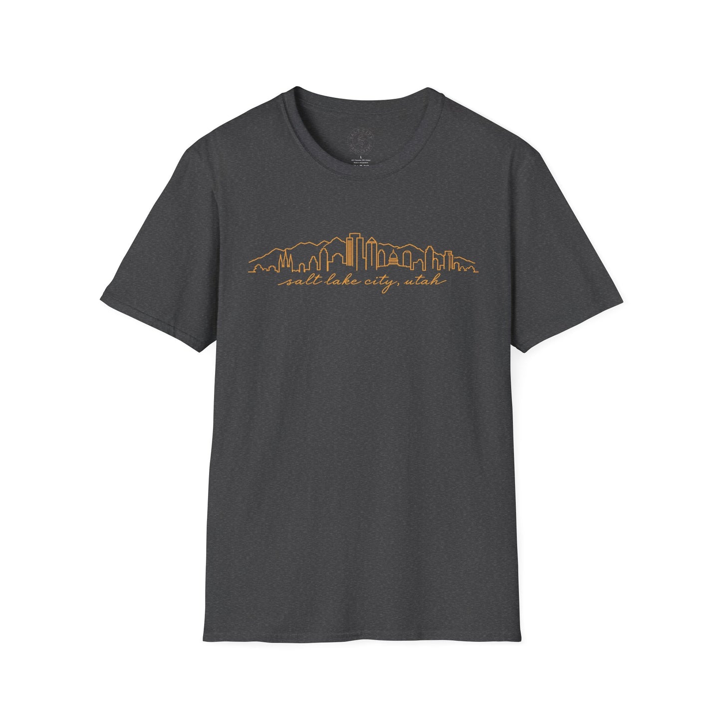 Salt Lake City Skyline T-Shirt — Minimalist Mountain City Tee