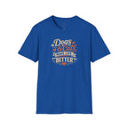 Dogs & Cats Make Life Better T-Shirt | Pet Tee